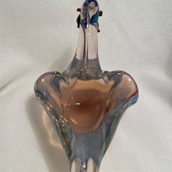 Vintage Murano Glass Duck Bowl – Hand-Blown Venetian Art Glass Italy - Picture 8 of 15